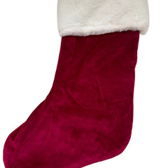 Kerstsok/stocking Merry Christmas groot