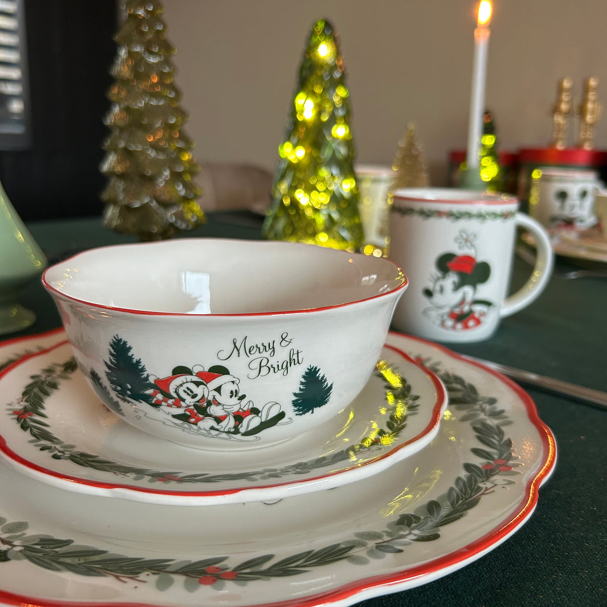 Disney schaaltje – Mickey & Minnie sleigh