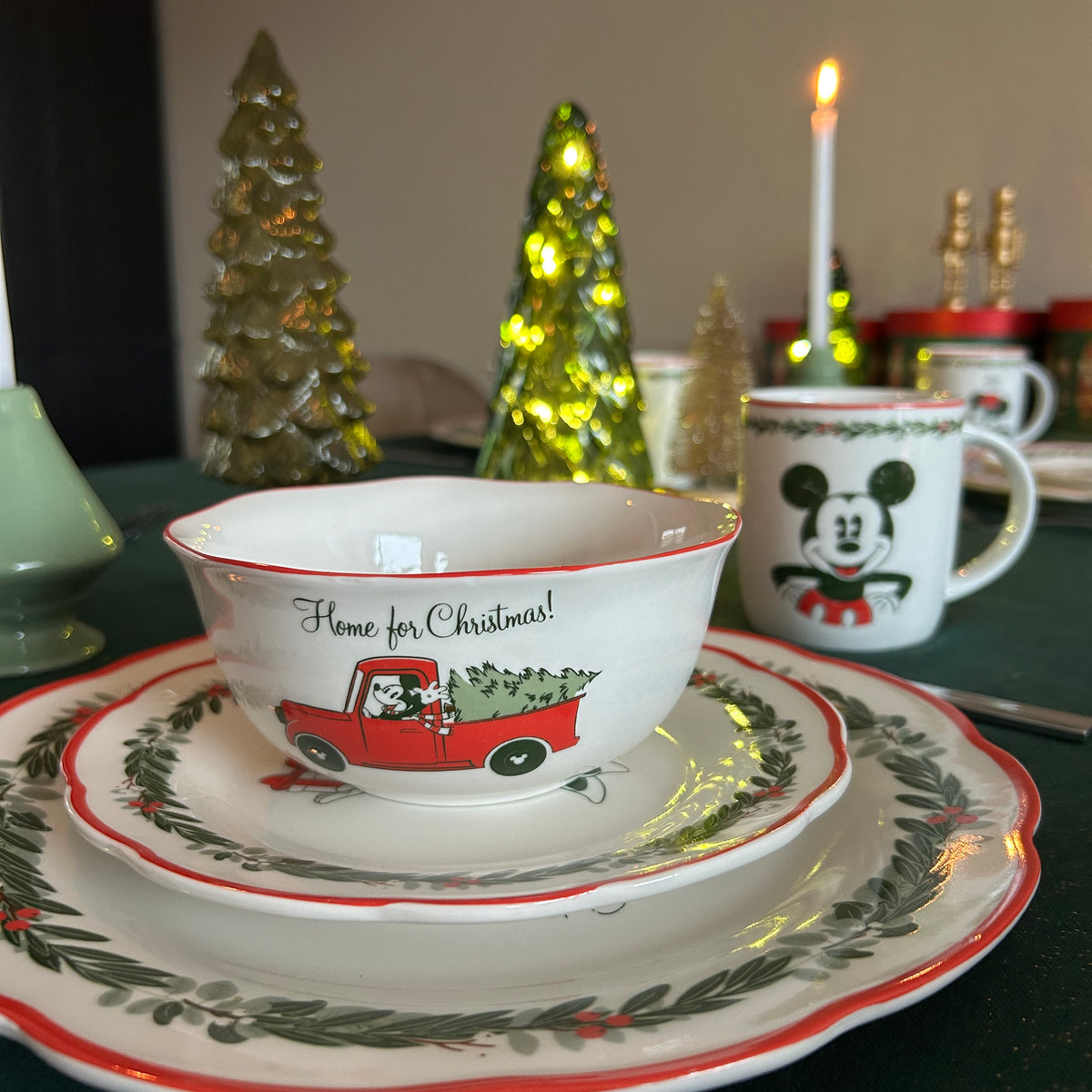 Disney kerst servies