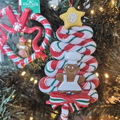 Kurt S. Adler kersthanger - Gingerbread peppermint kerstboom