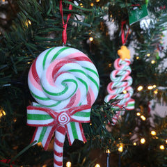 Kurt S. Adler kersthanger - Peppermint lolly rood/groen