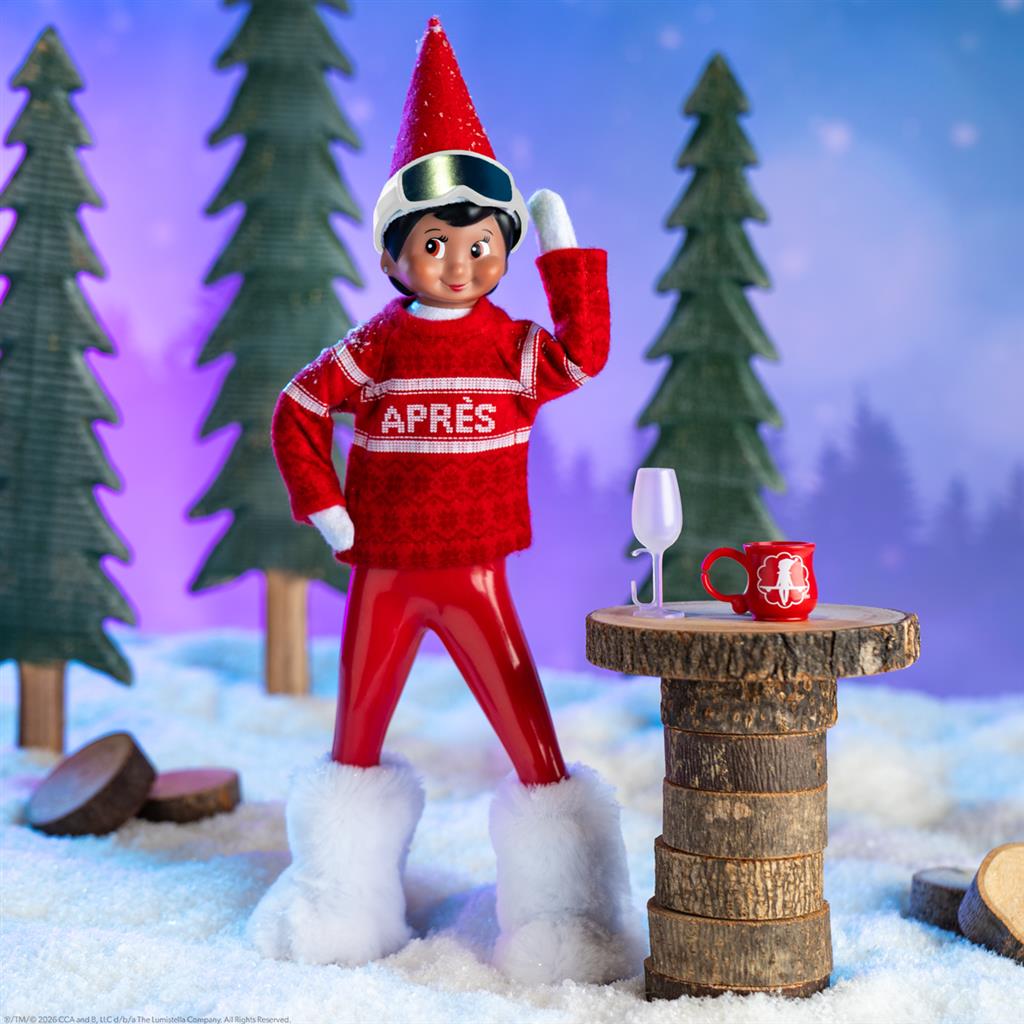 Elf on the shelf - scout elf - elf on the shelf kleding - apres ski - elf on the shelf idee