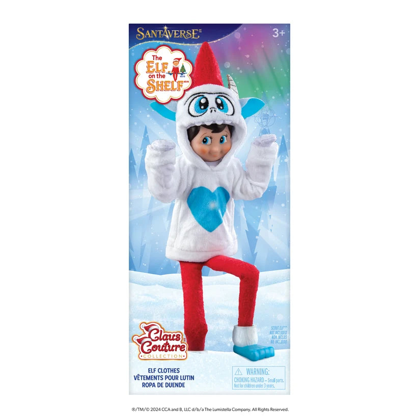 Elf on the Shelf snobiggie yeti outfit
