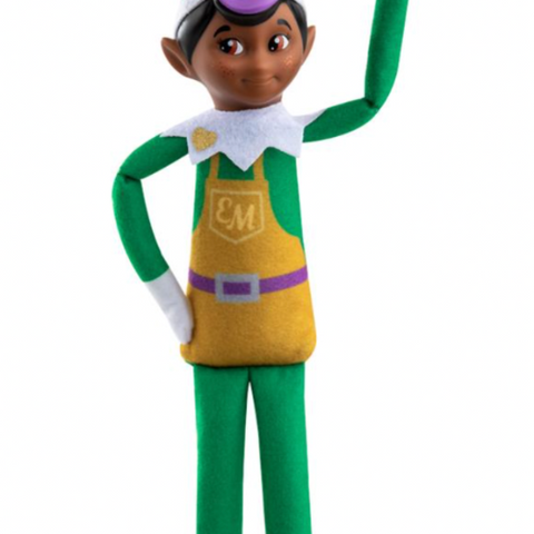 Elf mates speelgoed / toy maker met bruine ogen