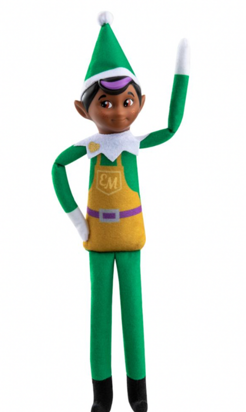 Elf mates speelgoed / toy maker met bruine ogen
