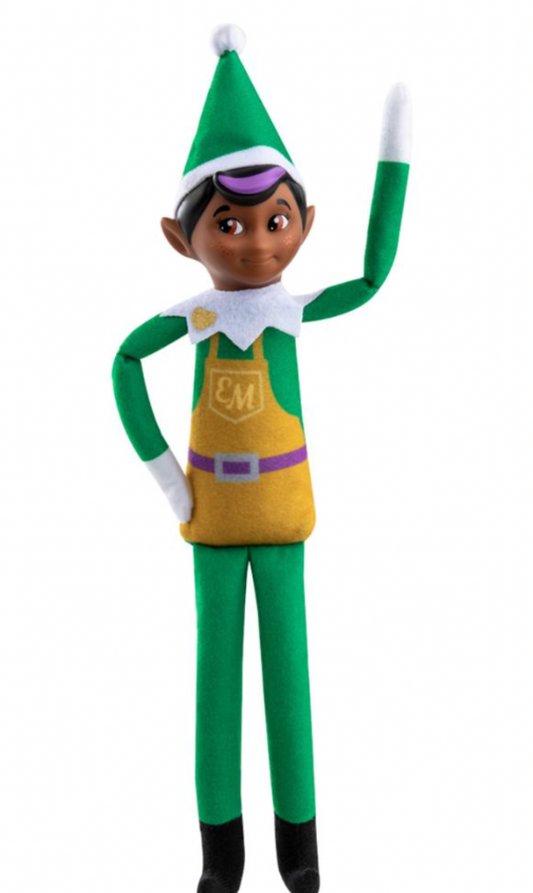 Elf on the shelf Mates - Toymaker brown eyes