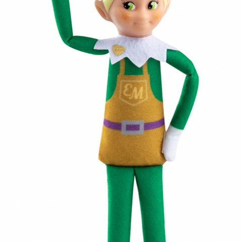 Elf mates speelgoed / toy maker met groene ogen