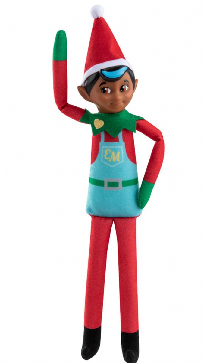Elf mate chef met bruine ogen