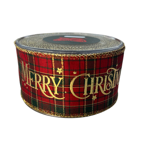 Roll of ribbon - Rossoverde Merry Christmas