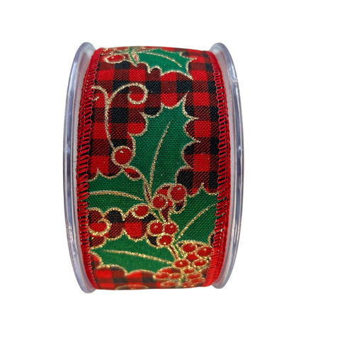 Roll ribbon - Holly ches