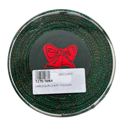 Roll ribbon - Harlequin cherry