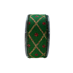Roll ribbon - Harlequin cherry