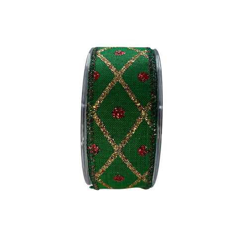 Roll ribbon - Harlequin cherry