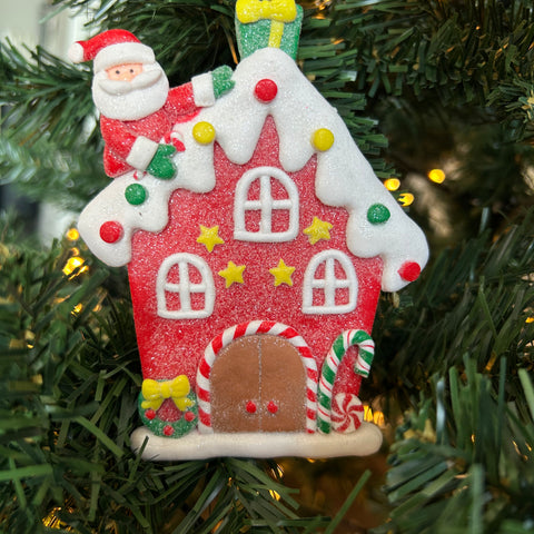 Kersthanger Kurt S. Adler - Huisje Kerstman