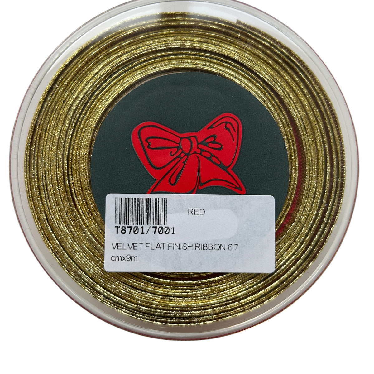 Roll of ribbon - Velvet flat finish ribbon