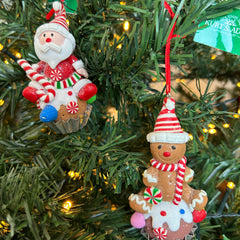 Kurt S. Adler kersthanger - Cupcake Gingerbread