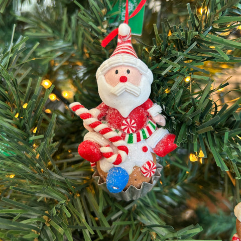 Kurt S. Adler kersthanger - Cupcake Kerstman