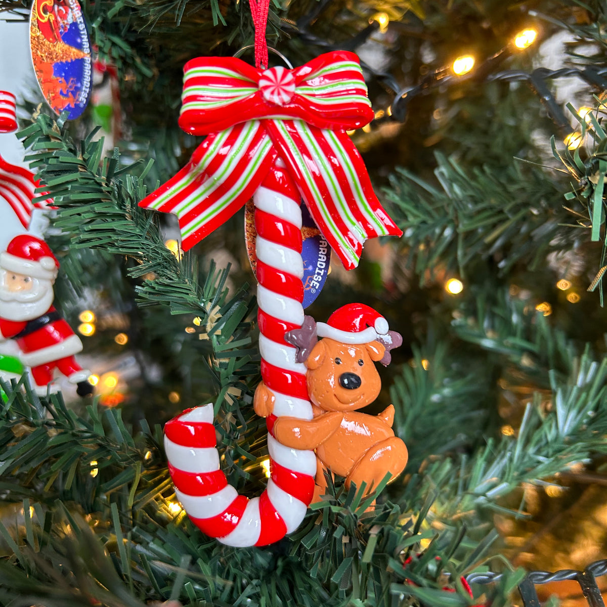 Kersthanger Christmas Paradise - Zuurstok rendier