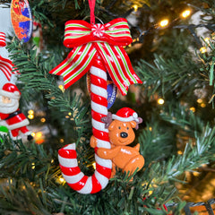 Kersthanger Christmas Paradise - Zuurstok rendier